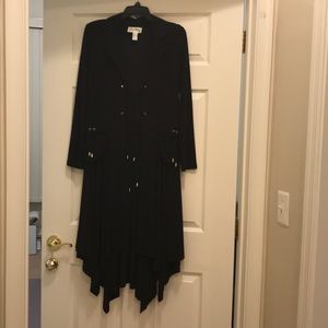 NWOT Tie Front Coat